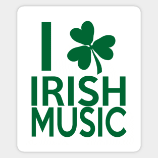 Irish Music Love Sticker